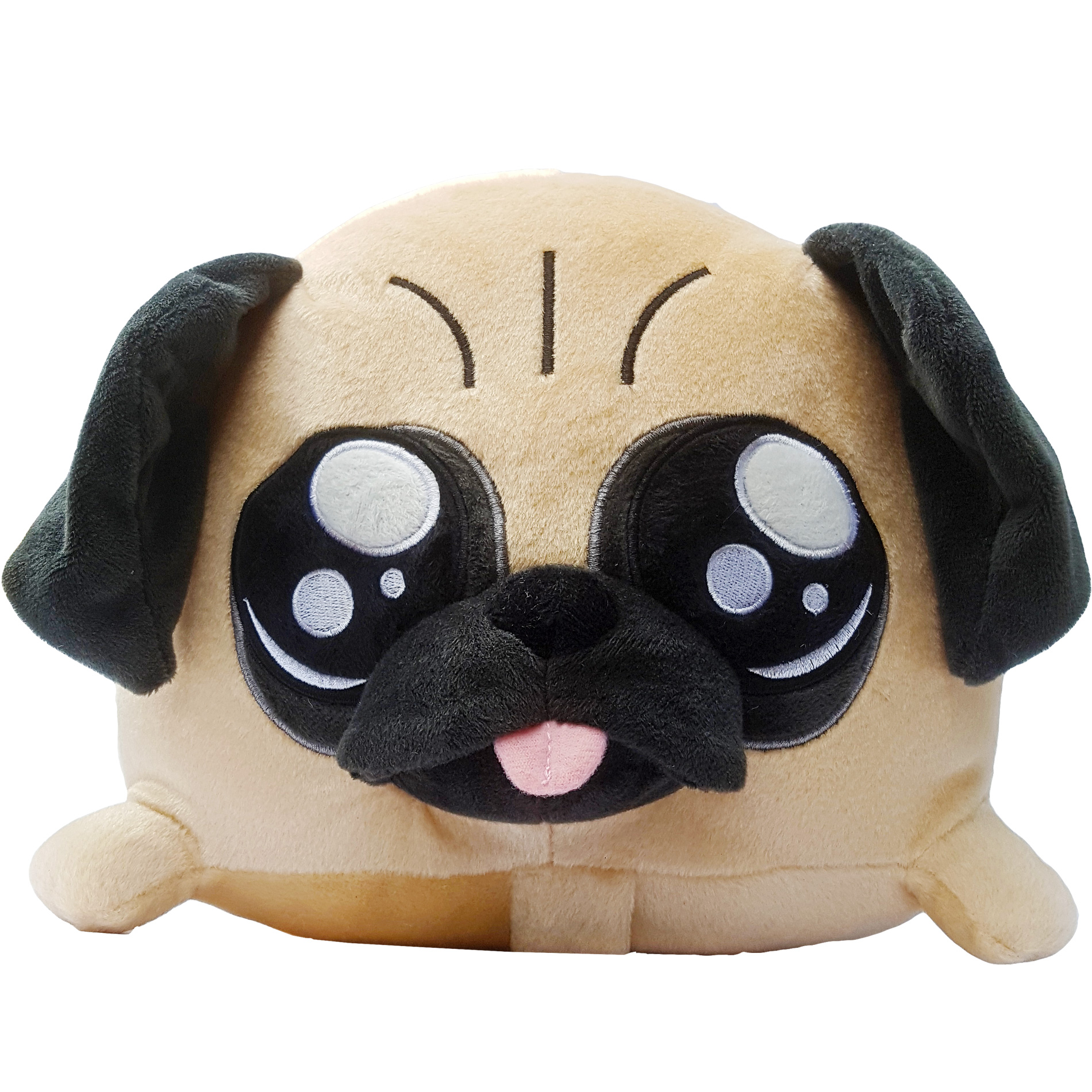 stuffed pug pillow