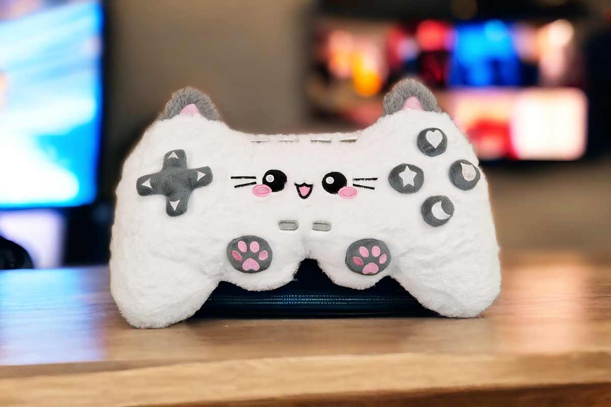 Controller Cat GamePad Plush Kitten Gaming